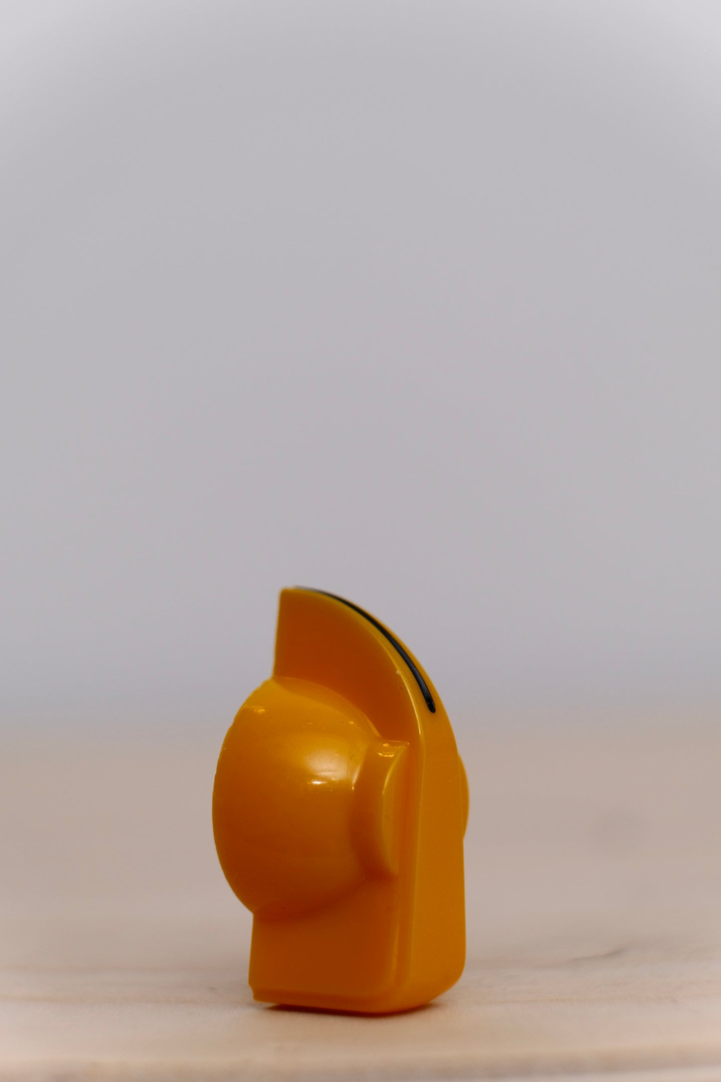 Yellow Chicken Head Knob with Brass Insert