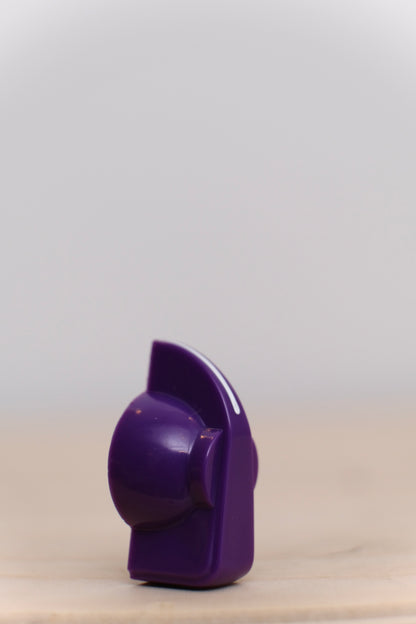 Purple Chicken Head Knob with Brass Insert