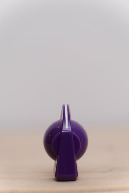 Purple Chicken Head Knob with Brass Insert