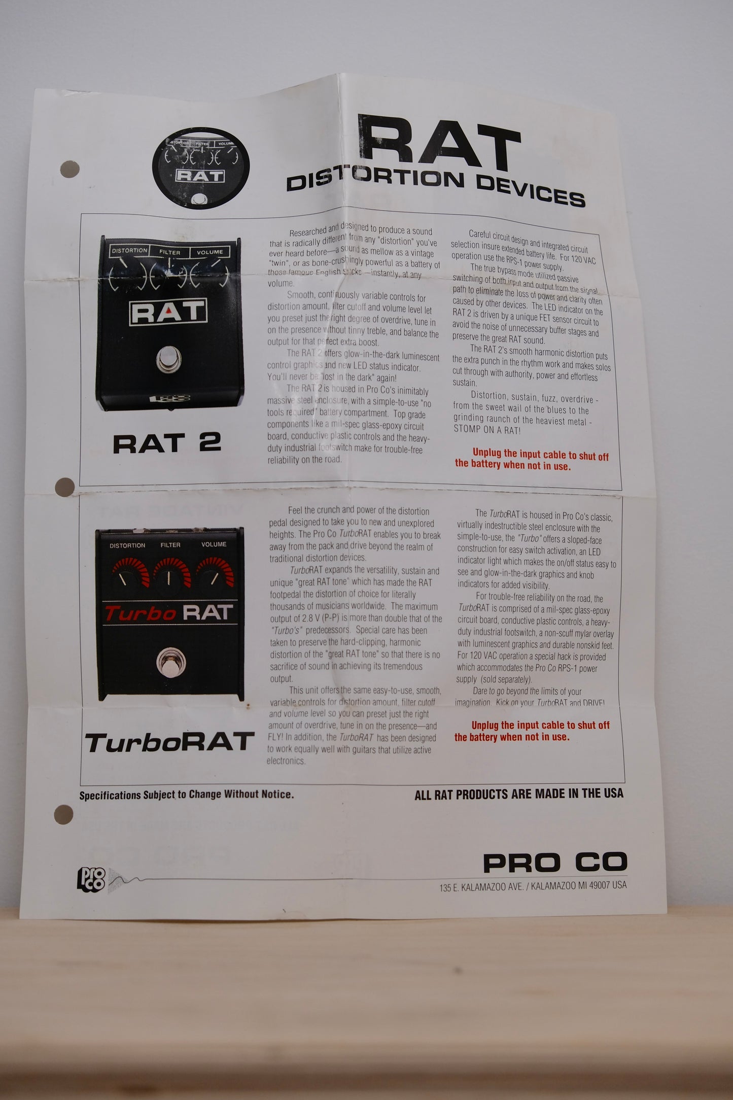 ProCo RAT 2 1995 "Vikkie"