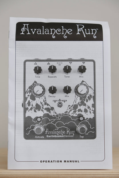 Avalanche Run Stereo Reverb & Delay w/Tap Tempo