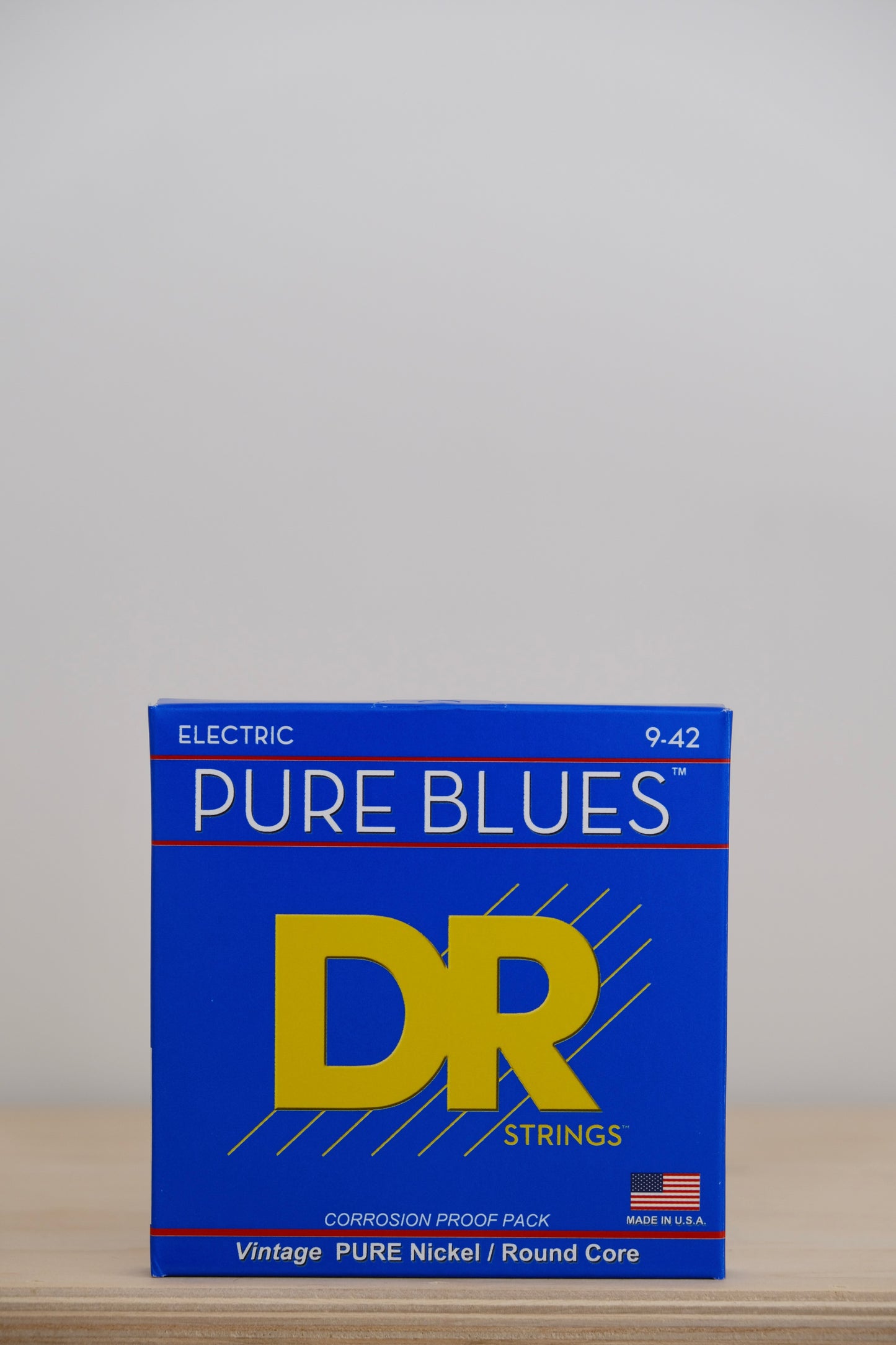 DR PURE BLUES™ - Pure Nickel Electric Guitar Strings: Light 9-42