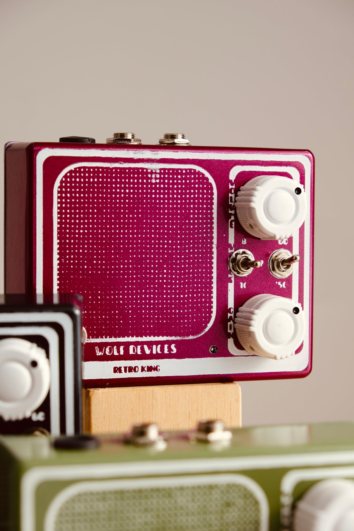 Wolf Devices - Retro King (Germanium & Silicon Overdrive) - Magenta