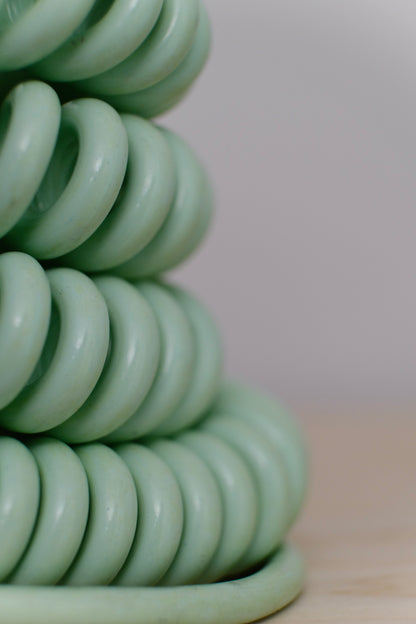 Voltage Cable Co. Vintage Coil Instrument Cable 25' - Surf Green Straight to Straight Plugs