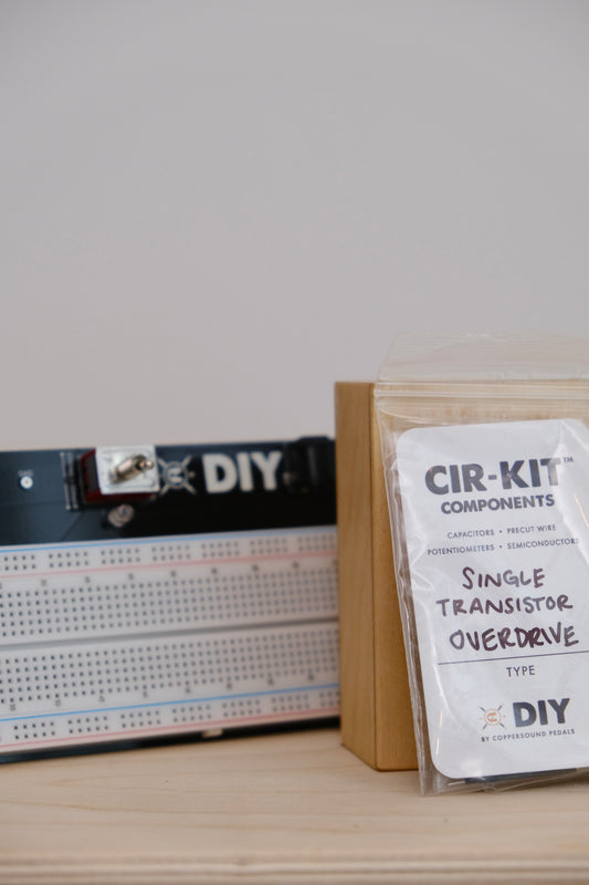 CopperSound DIY CIR-KIT Breadboard BUNDLE Single Transistor Overdrive