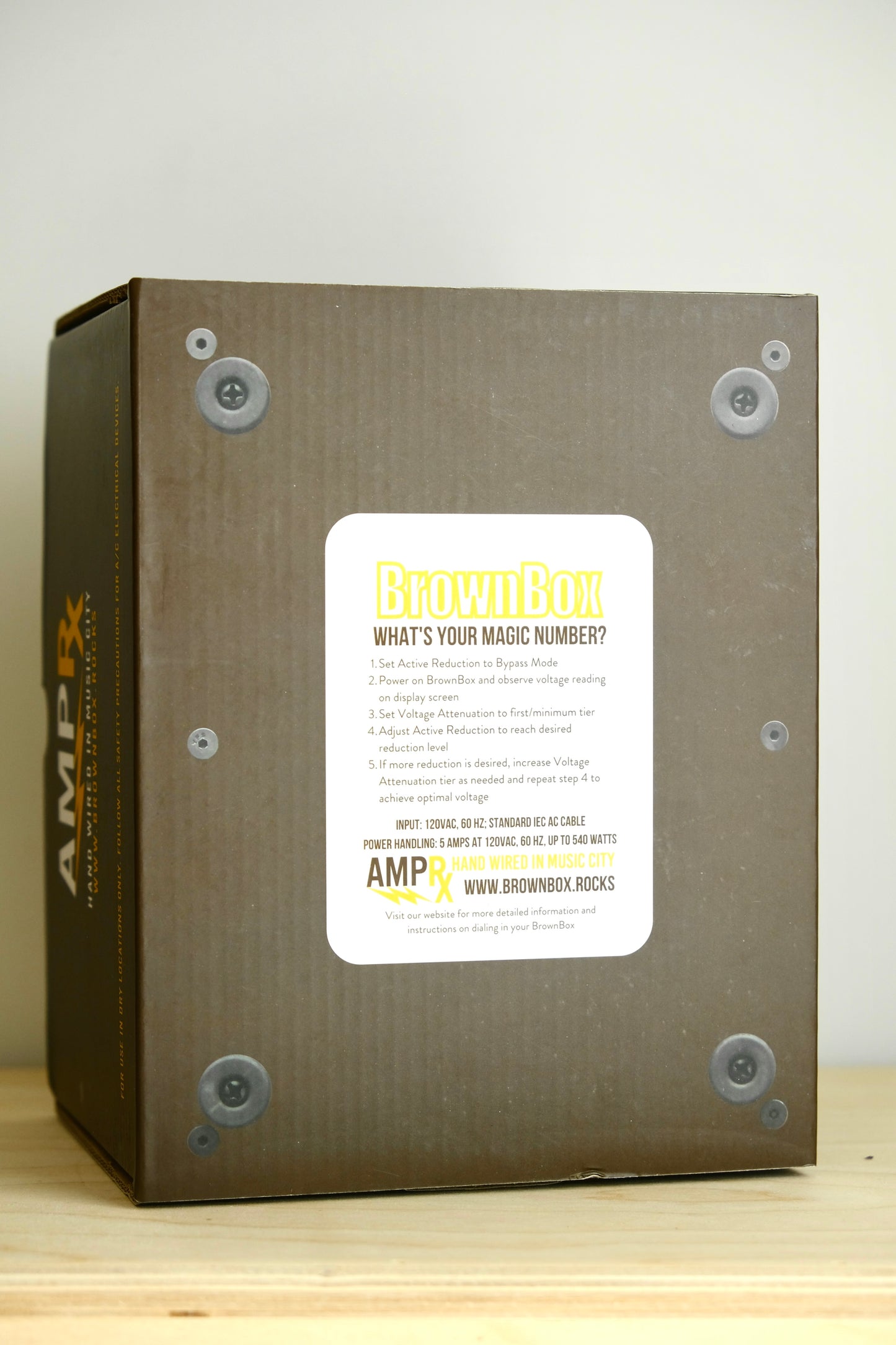 AmpRx BrownBox I Voltage Attenuator